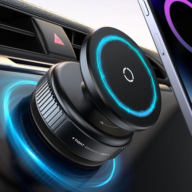 Soporte de teléfono NIYEVN con ventosa magnética de 360° para coche y gimnasio
