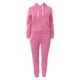 thumbnail image 3 of Gibobby Conjunto dama pants y sudadera afelpada Sudadera con capucha y pantalón de manga larga de color sólido para mujer Chándal Traje deportivo Trajes depor(Rosa,XL), 3 of 5
