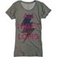 thumbnail image 1 of Ecko Unltd. Camiseta gráfica All Night para mujer, gris, extra pequeña, 1 of 1