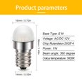 thumbnail image 3 of Ruiandsion E14 LED Bulb, 12V Low Voltage 1W 100LM 3000K Warm White, for Antique Desk Lamp RV Marine Interior Lighting, 2-Pack, 3 of 10