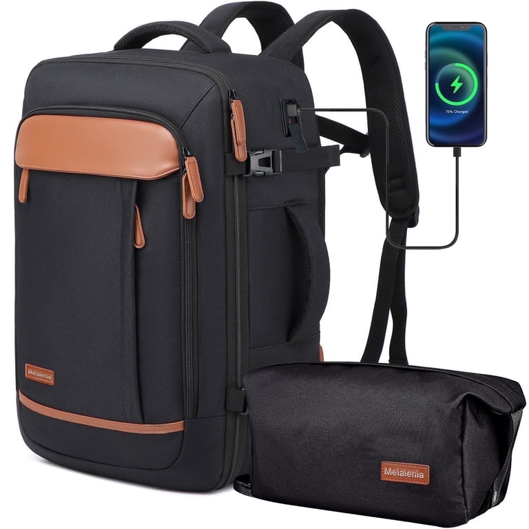 Joyway 2-Piece Travel Backpack Set Airline-Approved Waterproof Carry-On Luggage with USB Charging Port Comfortable Straps & Matching Toiletry Bag - Walmart.com Joyway 2-Piece Travel Backpack Set Airline-Approved Waterproof Carry-On Luggage with USB Charging Port Comfortable Straps & Matching Toiletry Bag - Walmart.com