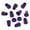Purple, variant on Tachiuwa 10x Bell End Stoppers Cord Ends Stoppers Versatile Decor Supplies Pull Rope Ends Toggle Clips for Paracord Lanyard DIY Crafts