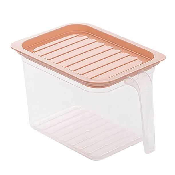 Recipientes herméticos transparentes para almacenar alimentos | Contenedores sellados para cereales y alimentos secos | Organización de la despensa | Plástico sin BPA | Apto para refrigerador y