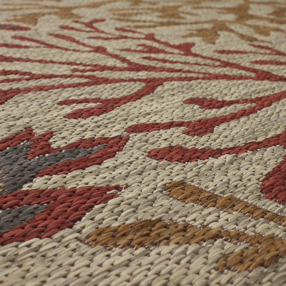 Mohawk Home Underwater Cove Outdoor Area Rug, Rust, 10' x 13'