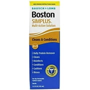 Bausch & Lomb Boston Simplus Multi Action Solution With Daily Protein Remover 3.5 Oz