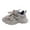 Grey, variant on LIJCC Running Shoes for Boys Girls Fashion Sneakers Lace up Non Slip Rave Tennis Walking Shoes Summer Sports Thick Sole Non Slip Breathable Comfort Running Dad Shoes