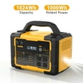 thumbnail image 6 of Mondawe 1000W Portable Power Station 1024Wh Solar Generator with AC Outlet for Home Use,Camping,Emergencies, 6 of 11