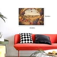 thumbnail image 5 of 16x24 inch Rustic Decor Fruits,Wheat & Wheat Fields Canvas Painting,Farmhouse Yard Fence Decor Accessories,Garden Yard,Bedroom,Bathroom Wall Decoration Oil Paintings On Canvas Wall Art Gift, 5 of 6
