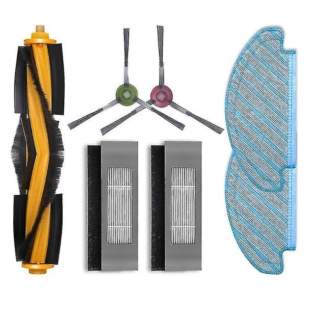 Para Deebot Ozmo 920 950 T8 T9 Yeedi 2 Hybrid Vac Filtro HEPA Cepillo lateral principal Piezas de fregona