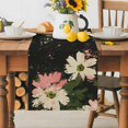 thumbnail image 5 of Table Runner Pink White Flowers Table Decoration for Kitchen Dinning Vintage Flowers Table Decoration for Indoor Outdoor Party Wedding Decor 13x72 Inch, 5 of 7