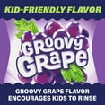 thumbnail image 4 of ACT Kids Anticavity Fluoride Mouthwash, Groovy Grape, 16.9 fl. oz., 4 of 12