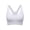 White, variant on Sports Bras for Women Plus Size Racerback Wireless Adjustable Strap Bralettes Workout Running Yoga Bra