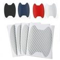 thumbnail image 4 of 4pcs Voiture Poignée Protection Film Universel Invisible Voiture Fibre de Carbone Poignée de Porte Autocollant, 4 of 4