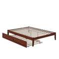 thumbnail image 6 of Colorado Queen Bed with USB Turbo Charger and Twin Extra Long Trundle in Walnut, 6 of 6