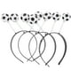 thumbnail image 2 of KAKOWELY 4 diademas de fútbol para niñas: diademas con temática de fútbol para decorar fiestas - Lindos accesorios de fútbol para el cabello para mujeres, 2 of 4