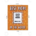 thumbnail image 2 of Inkdotpot Best Mom In The World! PhotoMagnetFrame-MagneticPhotoFramesFor Refrigerator Magnets- MiniPhotoFrames- Cute Gift ForMothers Day | 10 x 8 cm, 2 of 8