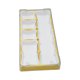 thumbnail image 2 of Caja de piezas de reloj, herramienta de reparación de relojes con 5 compartimentos, revestimiento inferior de goma, caja de almacenamiento de piezas de reloj, 2 of 12