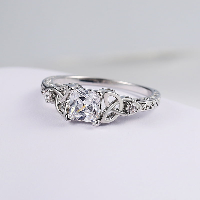 JewelryPalace Vintage Filigree Curve Heart Shape 1.2ct Cubic Zirconia Solitaire Anniversary Promise Ring 925 Sterling Silver