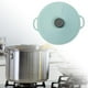 thumbnail image 1 of Tapas de Silicona Reutilizables Macarena Cubiertas de Microondas para Almacenamiento de Alimentos Azul 20cm, 1 of 8