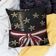 thumbnail image 2 of SHANXI  Independence Day Pillow Cover Red Blue Patriotic Flower Hat Throw Pillow Case 4th of July America Freedom Cushion Cover 22x22in, 2 of 5