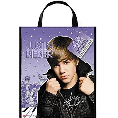 - justin bieber deluxe favor bag, 13 x 11