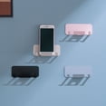 thumbnail image 4 of Wall Phone Holder Multifunctional Toothbrush Plug Hanger Metal Made Punch-Free, 4 of 7