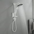thumbnail image 2 of Shower System, With 10" Rain Shower head, 4-Function Handheld Shower Head, Adjustable Slide Bar And Soap Dish, 2 of 10