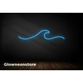 thumbnail image 2 of Glowneon Wave Neon Sign, Wave Led Light, Wave Line Art Led Sign, Wave Wall Decor, Wave Wall Art, 2 of 3