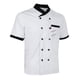 thumbnail image 2 of 2x Chaqueta de Cocinero de de Trabajo en Hotel Transpirable Casual Hugo Chaqueta de chef para hombre, 2 of 8