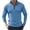 H1254 Blue, variant on Curuila Mens Tshirts Long Sleeve Solid Color Stand Collar Half Zip Pullover For Men Slim Fit Casual Tops Blue Size L