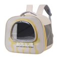 thumbnail image 4 of Bunblic Cat Sac à Dos Bandoulière Réglable Unique Sac de Voyage Chat Sac de Chien Jaune, 4 of 8