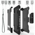 thumbnail image 5 of Case with Clip for iPhone Xs Max, Black Tri-Shield Rugged Cover and Belt Hip Holster [with Metal Kickstand + Wrist Strap Lanyard] for Apple iPhone Xs Max (Size 6.5" model) (iPhone 10s Max), 5 of 7