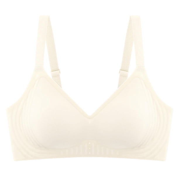 Puntoco Sujetadores para mujer Sujetadores sin aros Ropa interior cómoda y sólida para mujer