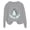 B397 Grey, variant on Likimi Toddler Girls Sweatshirts Animal Print Crew Neck Sweatshirt For Girls Long Sleeve Loose Fit Casual Pullover Size 3-4 Years