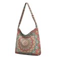 thumbnail image 1 of Boho Chic Paisley Mandala Tote Spacious Multi-Pocket Versatile Shopper Bag, 1 of 4