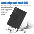 thumbnail image 5 of 【RUIXH】for TABWEE T50 11 inch Tablet Case TABWEE Android 16 Tablet Case Premium PU Leather Lightweight and Portable Built-in Stand and Pen Slot Design With Wrist Strap (Black), 5 of 7