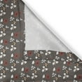 thumbnail image 6 of Ambesonne Floral Grommet Curtain, Blooms Leaves Branches, 50" x 63", White Peach Taupe, 6 of 6