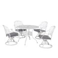 thumbnail image 2 of Homestyles Ensemble de Salle à Manger Extérieur Capri Blanc en Aluminium 5 Pièces, 2 of 4