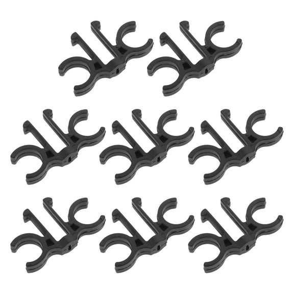 8PCS Ski Clips Pole Buckles Hiking Pole Clips Plastic Buckle Trekking Pole Attachments Walking Stick Accessories for 18mm Poles