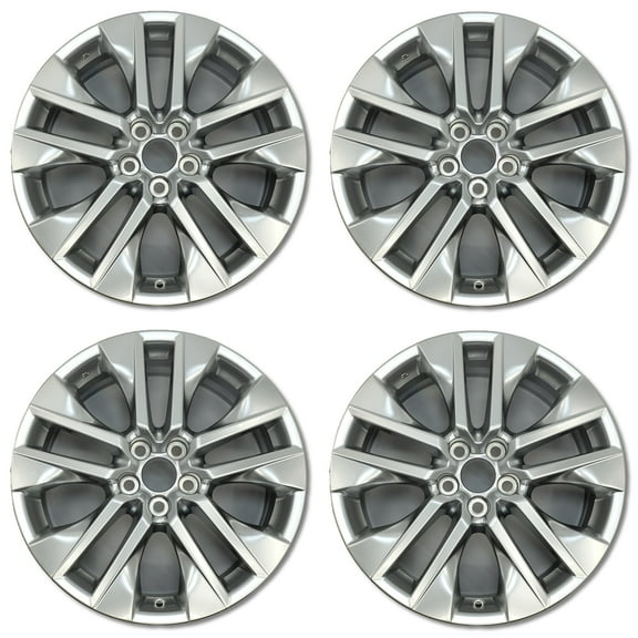 For Toyota RAV4 2019-2024 OEM Design Wheel 19" Hyper Silver Set of 4 19x7.5 Replacement Rim 4261A0R040 4261A0R050 4261A42130 4261B42850