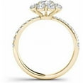 thumbnail image 3 of 1-3/4 Carat T.W. Diamond Flower-Shape Cluster 14kt Yellow Gold Engagement Ring, 3 of 5