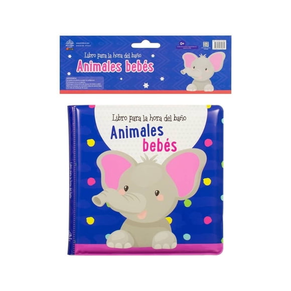 Libro para la hora del Baño: Animales Bebés Silver Dolphin 6 Páginas