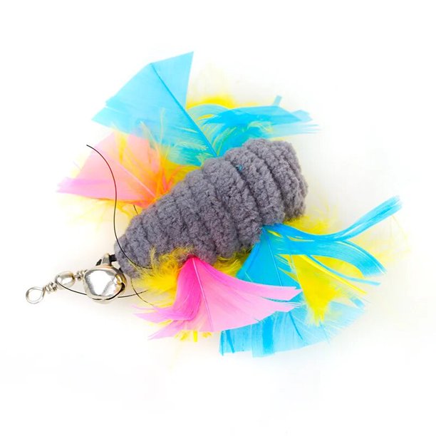 Juguete interactivo de simulación de pájaro para gato, palo con ventosa, pluma divertida, juego de gatitos, ejercicio de persecución, suministros de juguete