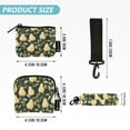 thumbnail image 4 of Portable Coin Purse Two 4.13x4.13 Iinches 4.13x3.5 Inches Wrist Coin Purse Keys Coin Purse Portable Women's Purse Cute Cartoon Pear, 4 of 6