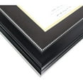 thumbnail image 5 of GraduationMall Black Certificate Document Diploma Frame with Black over Gold Mat for 8.5 x 11 / 11 x 14, 5 of 6