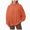 R554-Orange, variant on Mock Neck Sweatshirt Women Fall Oversized Turtleneck Lightweight Pullover Teens Long Sleeve Sweatshirts,Orange,XXL