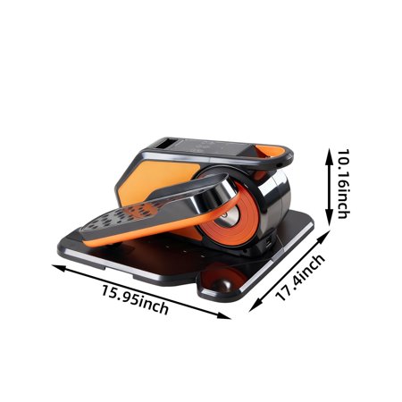 Under-Desk Elliptical Machine Quiet Mini Pedal Exerciser with Adjustable Speed and LED Display