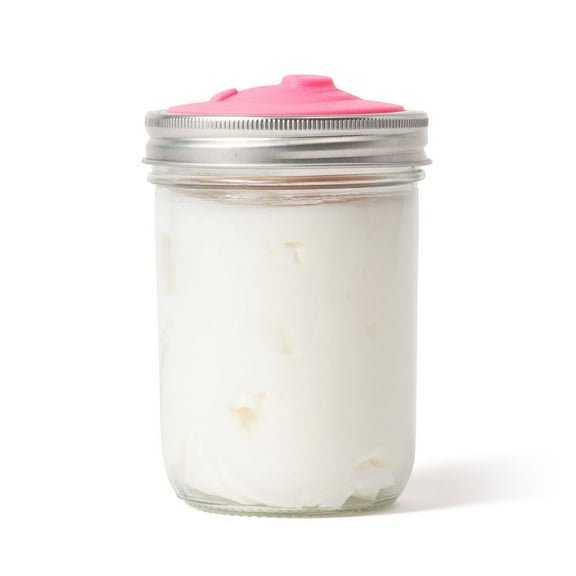 Jarware Silicone Grease Keeper Lid, Wide Mouth