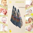 thumbnail image 3 of Dreamtimes 3 PCS Cute Kawaii Griffon Baby Muslin Washcloths, Face Towel Burp Cloths Ultra Soft Absorbent Cotton Bath Wipes Towels for Newborn Boys Girls, 3 of 7