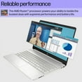 thumbnail image 4 of HP 15.6" FHD Touch Laptop, AMD Ryzen 7 5700U, 24GB RAM, 1TB SSD Storage, Fingerprint Reader, Wi-Fi 5, Bluetooth 5, Windows 11 Home, Silver, Office 365 1-Year+ Tigology Accessories, 4 of 7